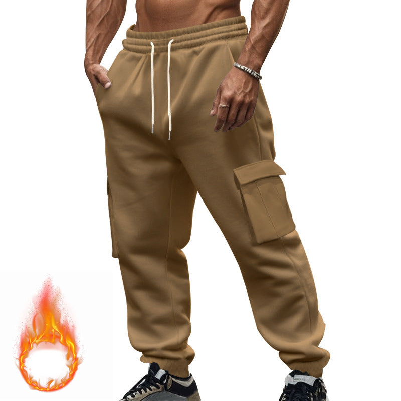 Relaxed fit men's cargo loungewear pants, super comfortable for home, travel or casual outings.
