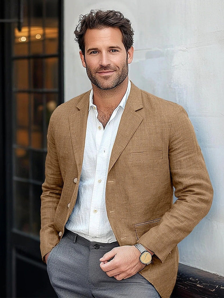 Modern men's casual jacket, soft fabric, ideal for everyday fashion & comfort.