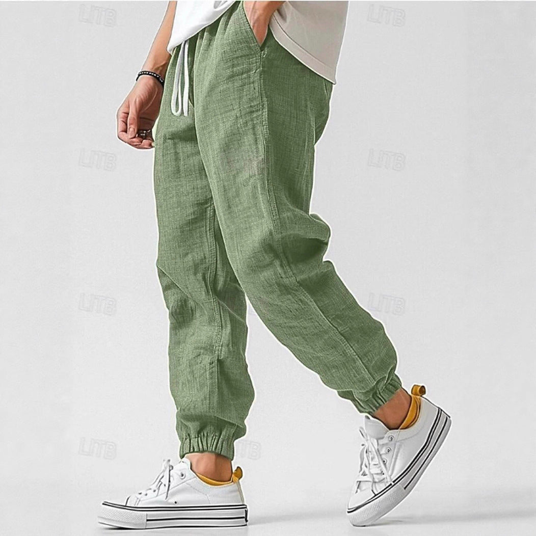 Loose fit men's lounge pants, comfortable and easy care, perfect for casual or everyday use.