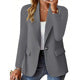 Women's stylish velvet blazer. Perfect for sophisticated office attire or elegant leisure fashion.