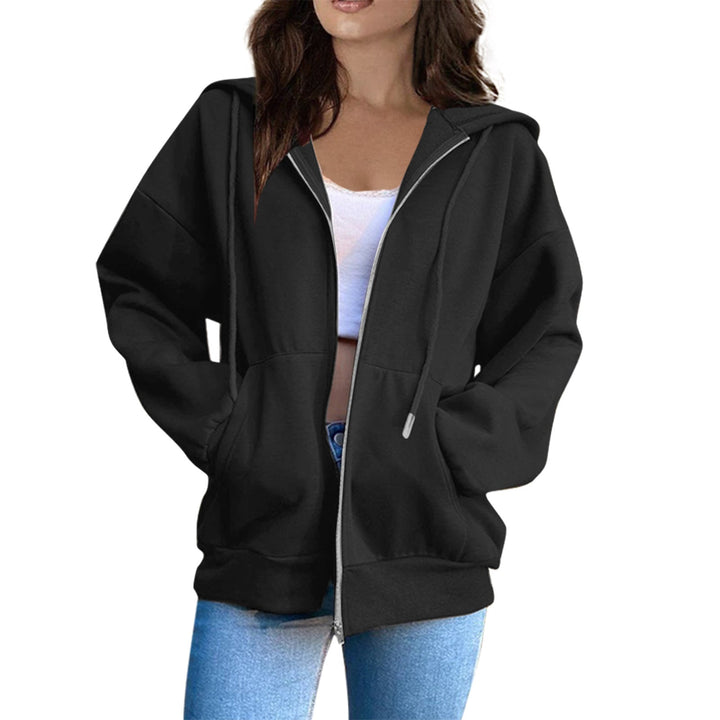 Loungewear women's oversized hoodie jacket, perfect for ultimate relaxation and style.