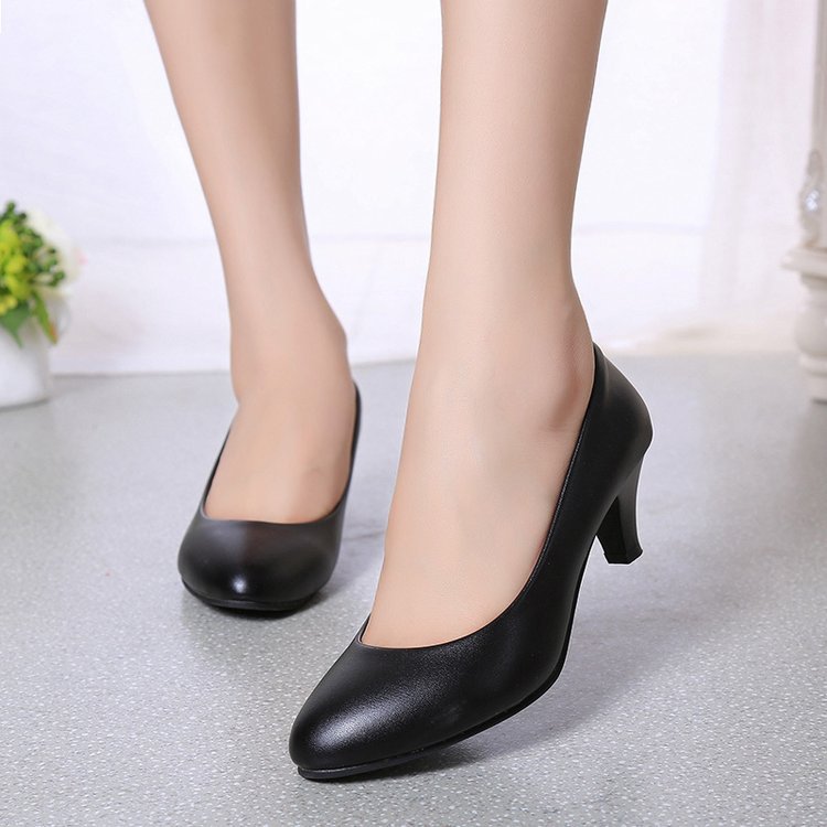 Elegant women's pointed-toe high heel pumps, perfect for formal events, evening wear, or office attire.