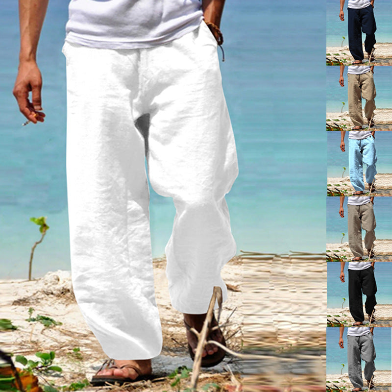 Men's light & breathable casual trousers, perfect for summer comfort and relaxed wear.
