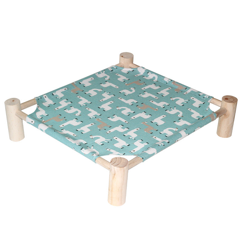 Cooling cat bed for relaxation, durable and easy-clean pet furniture for happy cats.