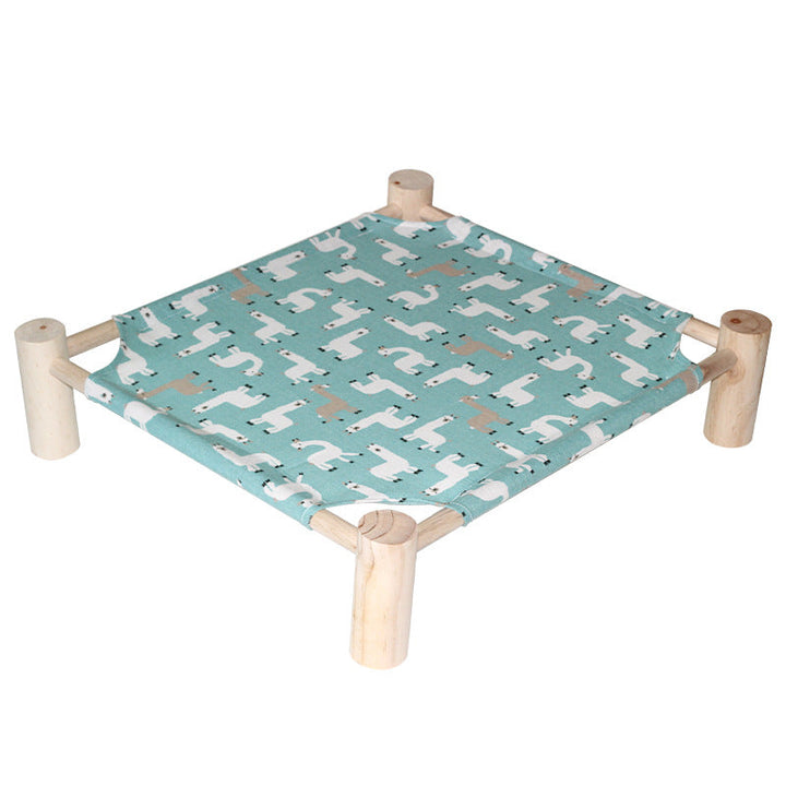 Cooling cat bed for relaxation, durable and easy-clean pet furniture for happy cats.