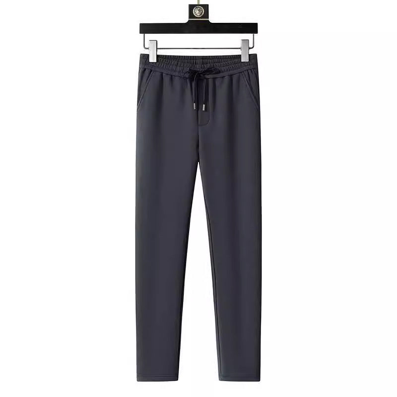 Classic men's jogger set: complete athletic wear tracksuit with comfortable track jacket & matching pants.