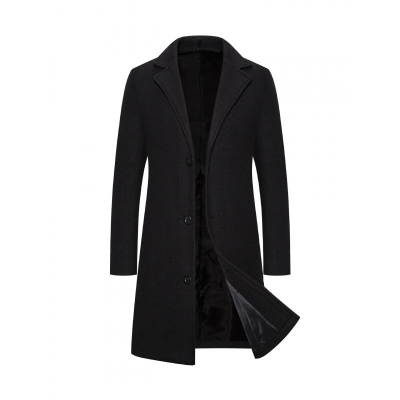 Elevate your look with this elegant women's structured long coat, perfect for autumn & winter.