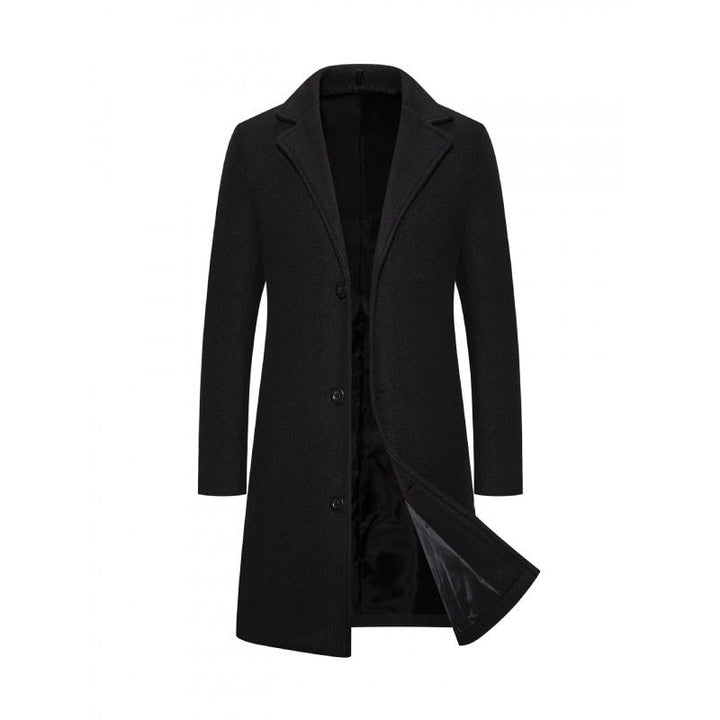 Elevate your look with this elegant women's structured long coat, perfect for autumn & winter.