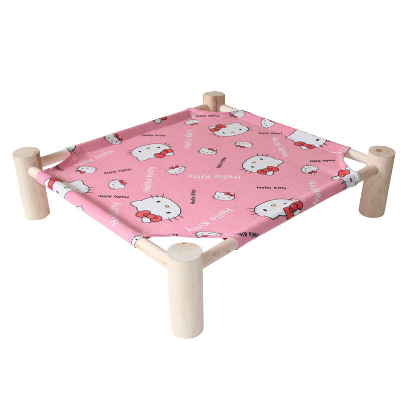 Comfortable feline lounge: Cooling Cat Hammock, breathable design for peaceful pet naps.