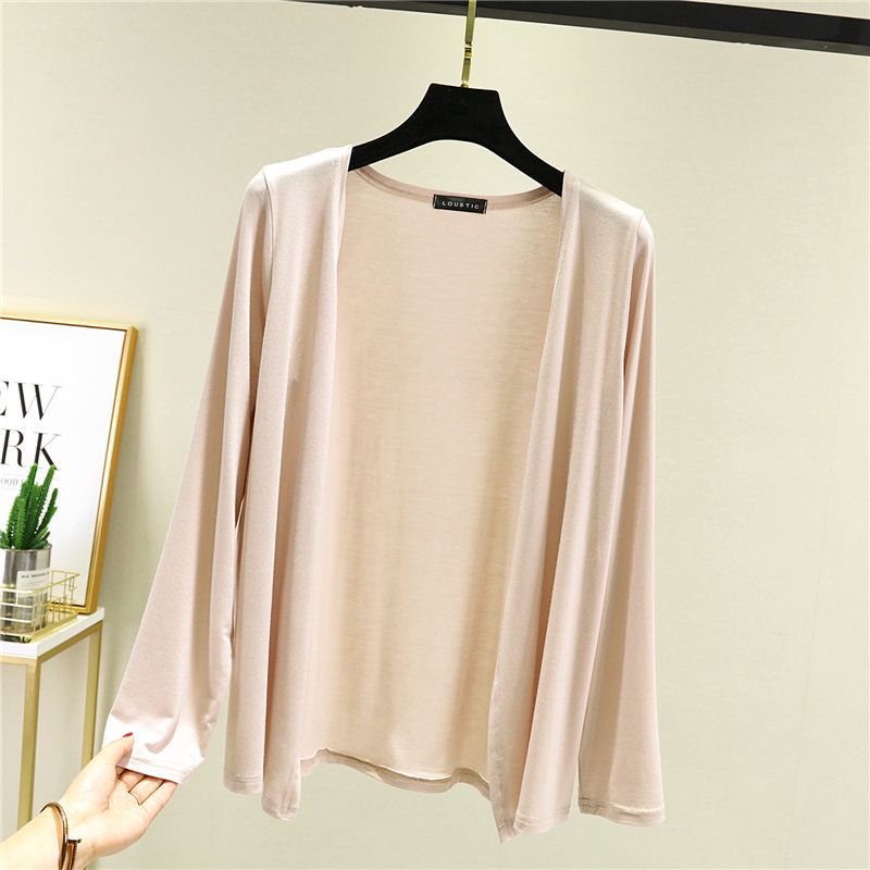 Everyday women's lightweight open front long sleeve cardigan, easy versatile wear for all seasons.