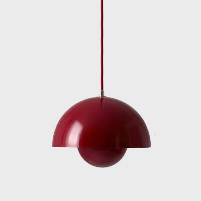 Sleek metal Nordic pendant lamp, creating a modern minimalist look in any space.