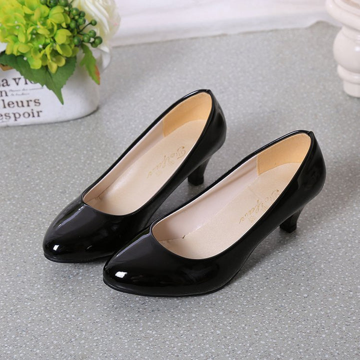 Sophisticated women's pointed-toe pumps, classic high heels for office, weddings, or formal evening events.