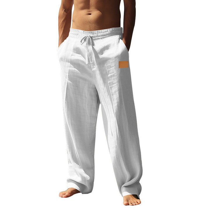 Loose fit casual pants for men, ideal for vacation, travel, and relaxed leisure.