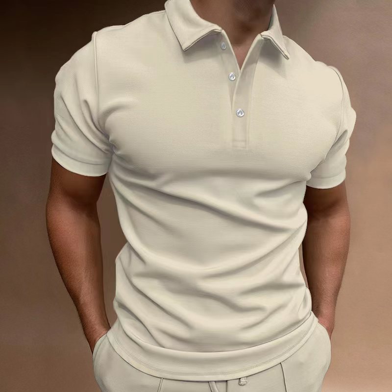 Moisture-wicking men's polo shirt, short sleeve, designed for ultimate comfort & athletic performance.
