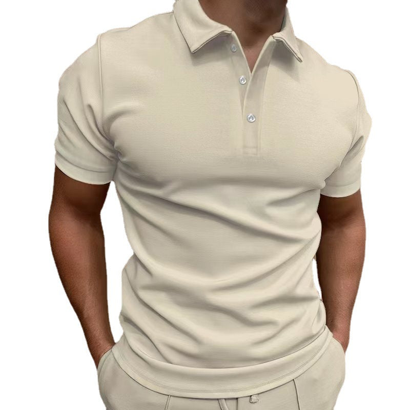 Performance men's polo, short sleeve, ideal for active wear, golf, or a stylish casual look.