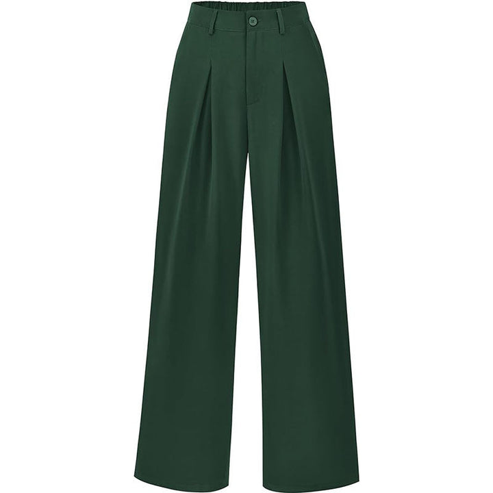 Women's high waist pleated wide leg pants, offering a sleek, comfortable, and chic style.