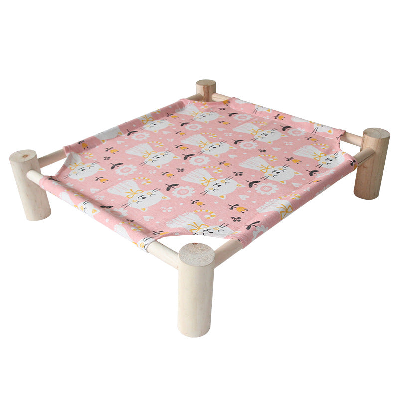 Stylish pet hammock, a cooling cat bed offering supreme comfort and modern design for your home.