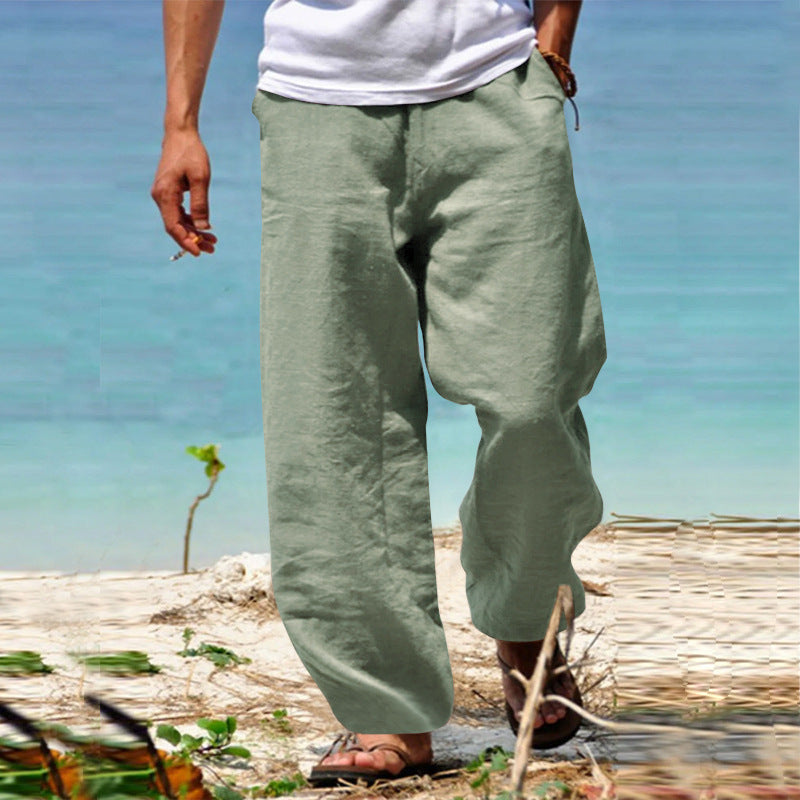 Lightweight & breathable men's pants, offering ultimate comfort for casual summer fashion.