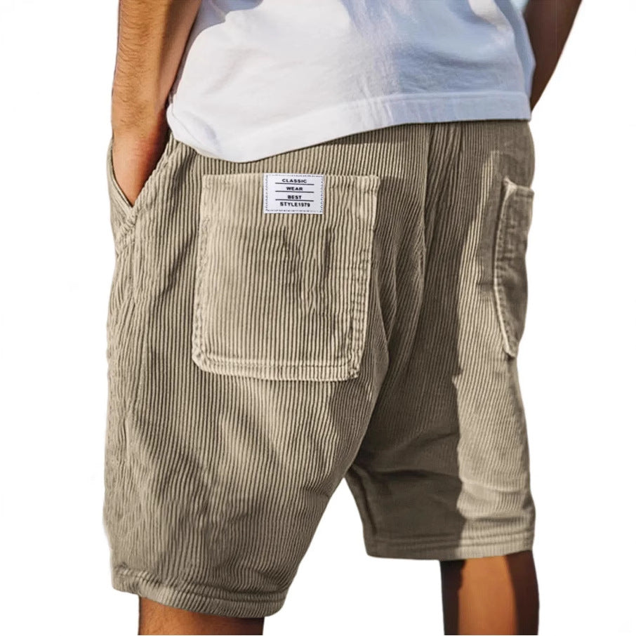 Comfortable men's tailored shorts for versatile summer style & everyday wear.