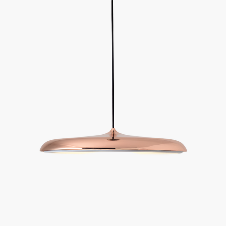 Contemporary Nordic LED pendant lamp with a sleek Scandinavian design. Energy-efficient ceiling fixture.