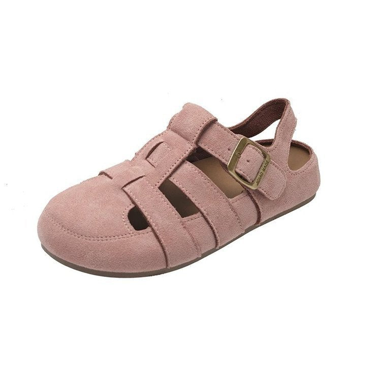 Women's strappy sandals with secure adjustable straps and non-slip sole for all-day comfort.