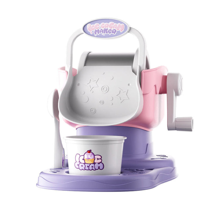 Kids enjoy making pretend ice cream with the Mini Ice Cream Maker Playset, a fun and creative role-play toy.