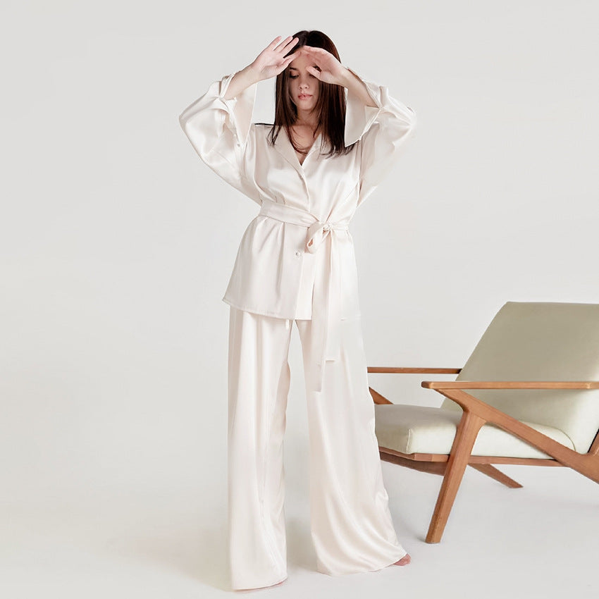 Versatile women's two-piece suit set: elegant loose fit for formal or casual chic fashion.