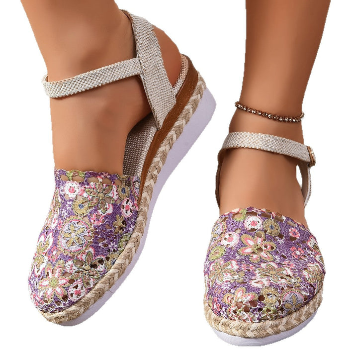 Classic light brown women's espadrille sandals with comfy ankle straps for elegant warm-weather style.