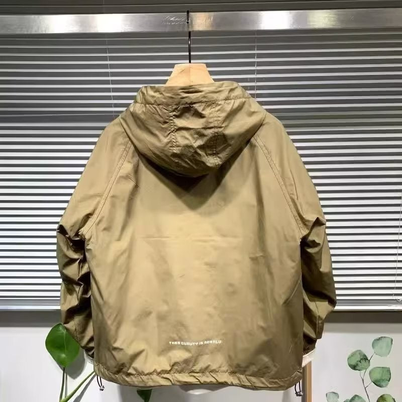Breathable women's sports jacket. Waterproof and lightweight outdoor wear for hiking, adventure, and travel in all seasons.