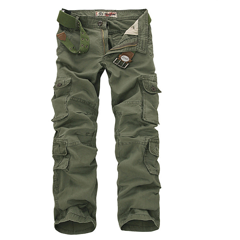 Versatile men's cargo pants, perfect for tactical use, outdoor activities, or stylish casual daily wear.