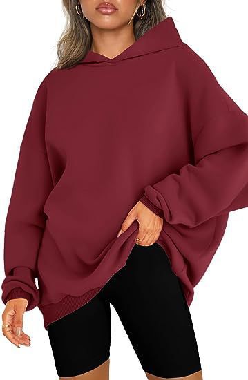 Modern women's oversized hoodie, a stylish and comfortable casual wear option.
