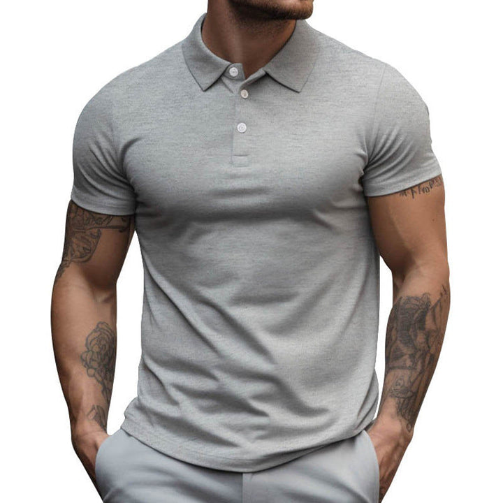 Comfortable men's performance top, a breathable polo shirt suitable for any casual or active event.
