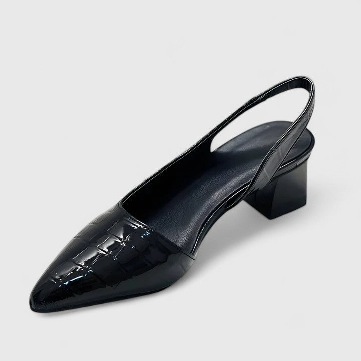 Chic orthopaedic heels for women. Supportive, comfortable dress shoes for elegance, foot pain relief & posture.