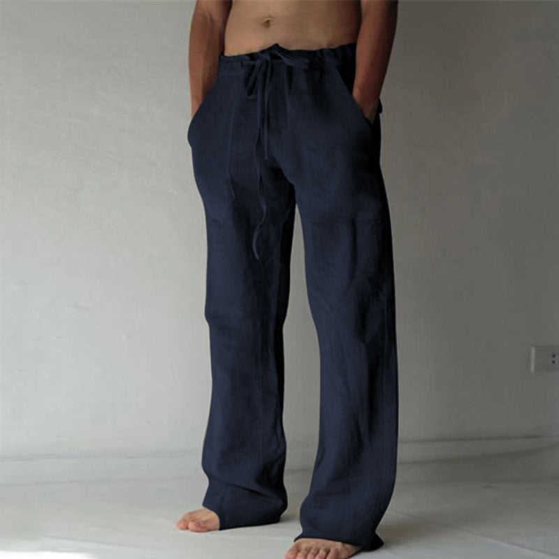 Everyday men's casual trousers, relaxed fit with elastic waistband, ensuring maximum comfort & style.