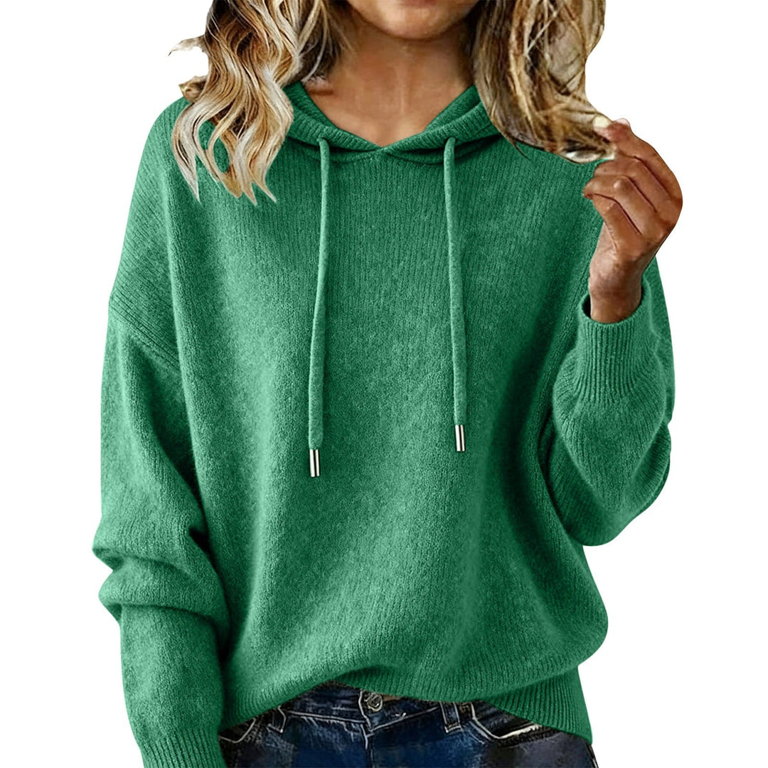 Stylish ladies' casual hoodie, comfortable oversized fit, perfect for versatile autumn fashion.