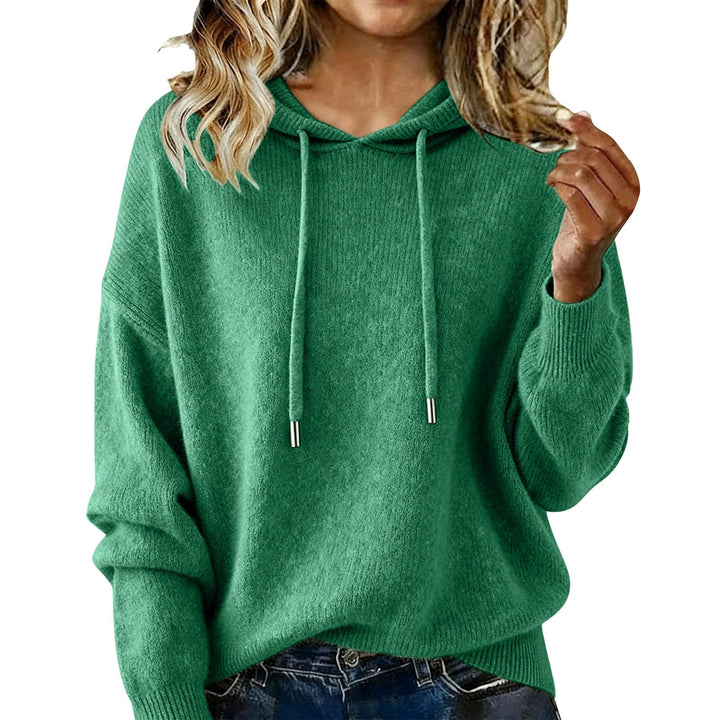 Stylish ladies' casual hoodie, comfortable oversized fit, perfect for versatile autumn fashion.