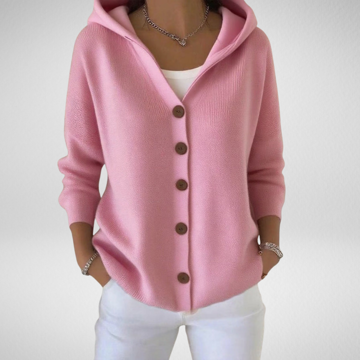 Elegant women's open front cardigan, perfect for versatile layering & chic style. Cozy & comfortable knitwear.
