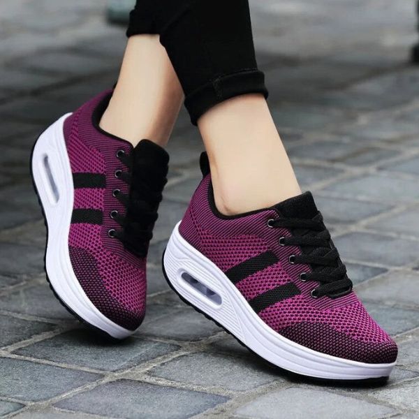 Women's orthopaedic walking shoes with air cushion for superior all-day comfort & arch support.