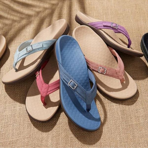 Comfortable women's orthopaedic sandals with arch support. Ideal for walking, summer, and promoting foot health.