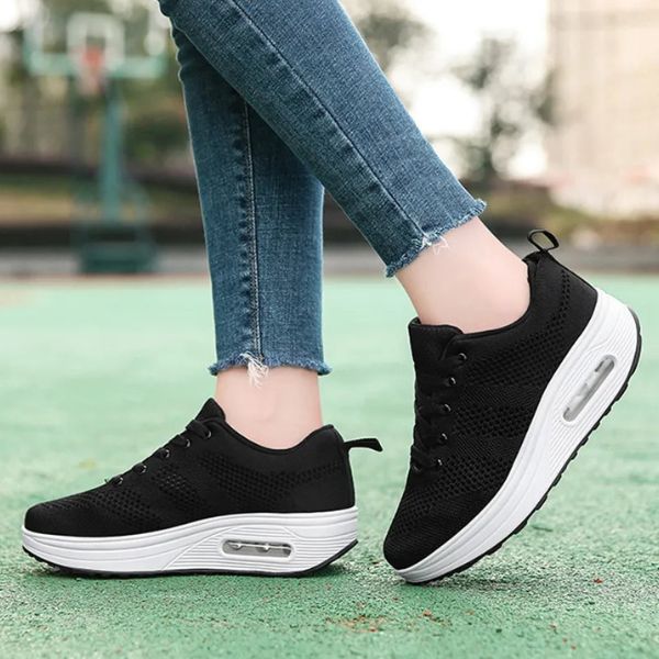 Supportive women's orthopaedic shoes with air cushion sole for ultimate comfort & daily walking.