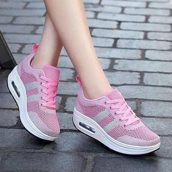 Lightweight women's orthopaedic slip-on shoes with air cushion for long-lasting comfort & arch support.