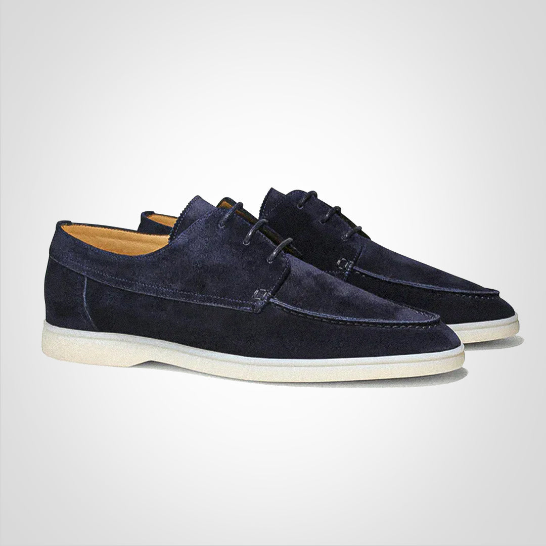 Stylish men's lace-up boat shoes, perfect versatile casual footwear for summer, deck, or everyday wear.