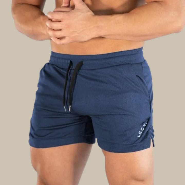 Quick-dry men's swimwear shorts for beachwear, pool, or active use. Durable fabric, elastic waist for easy wear.