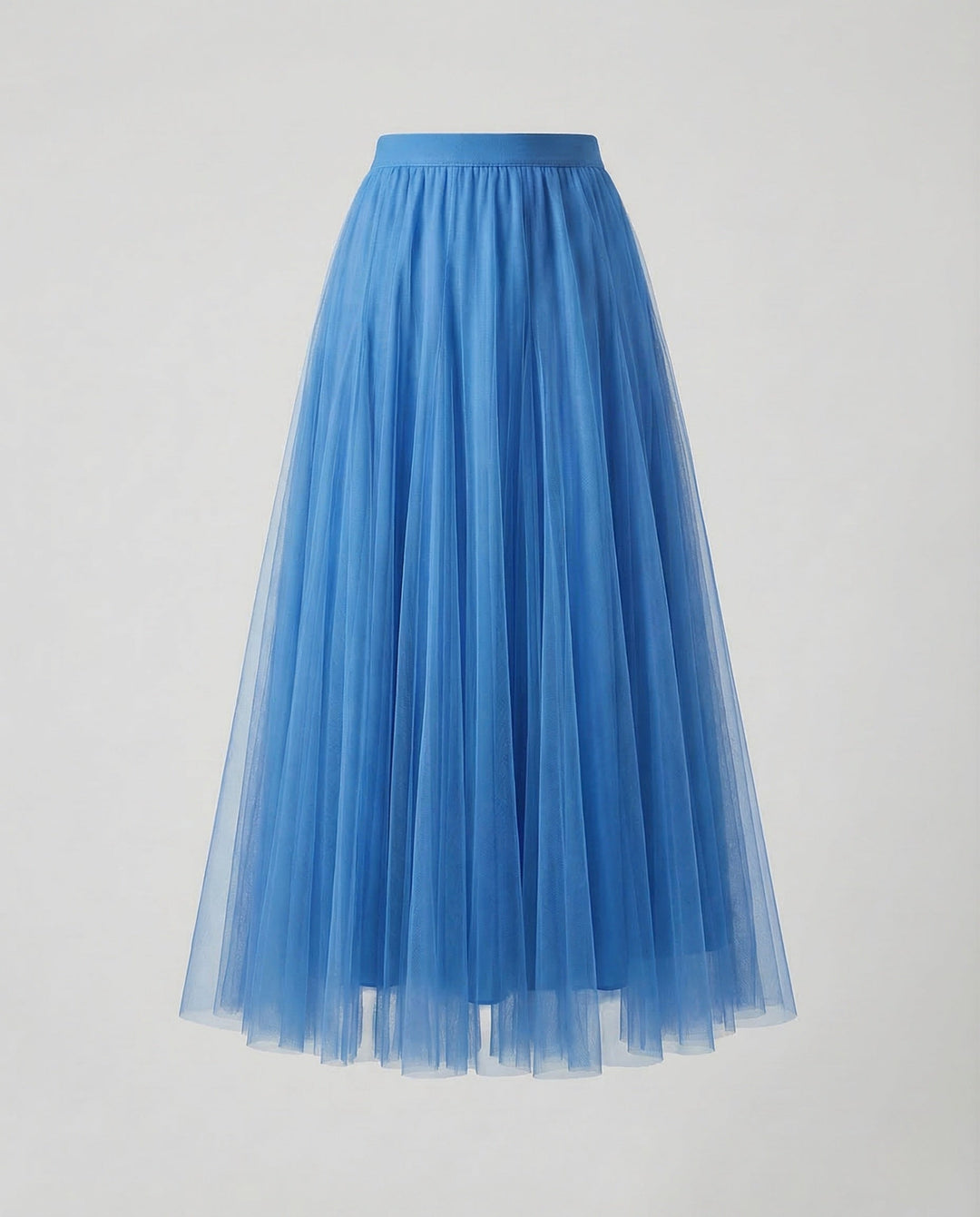 Women's high-waisted pleated maxi skirt with beautiful flow, an elegant choice for party wear.