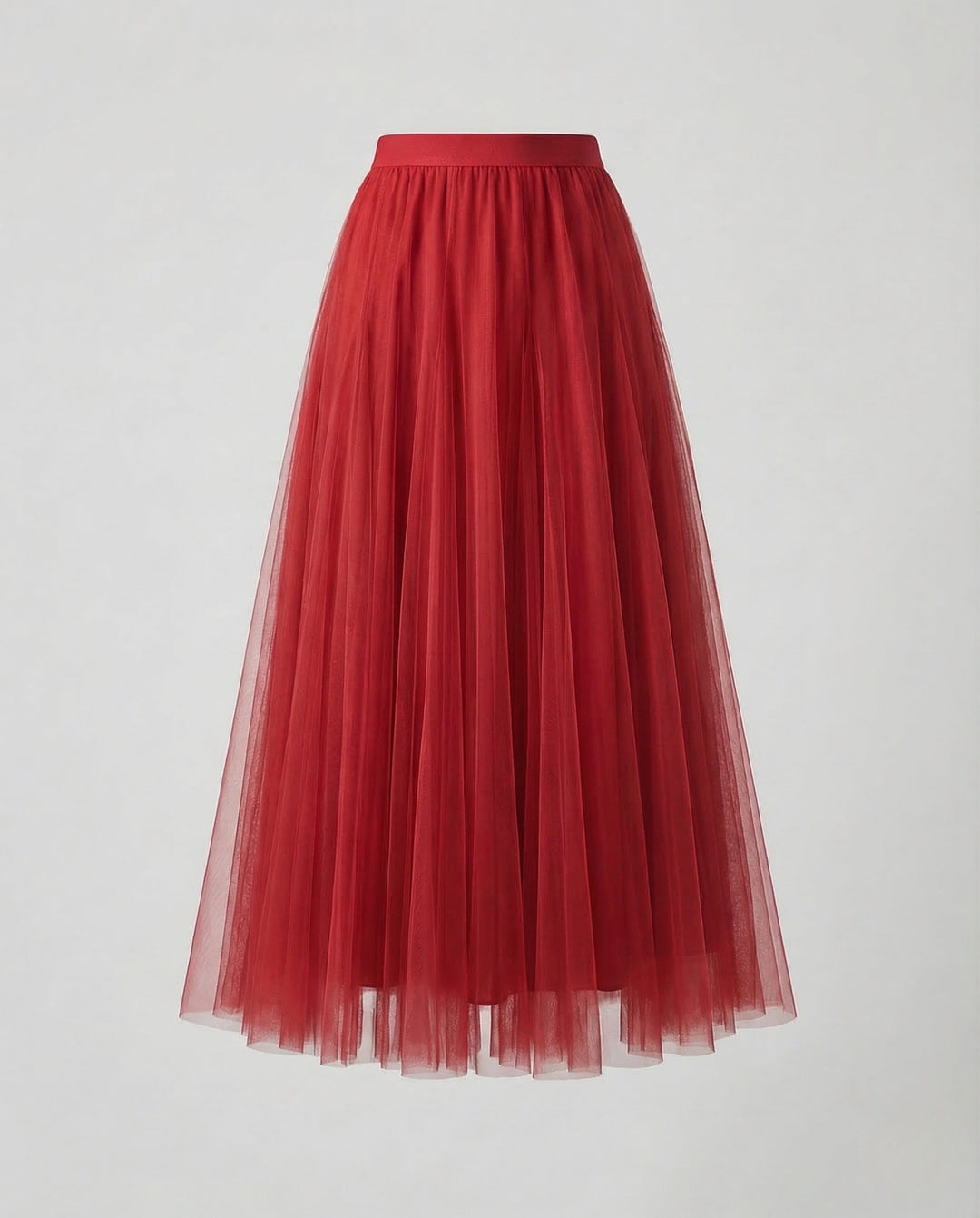 Classic elegant women's pleated maxi skirt, a versatile high-waisted piece for any occasion.