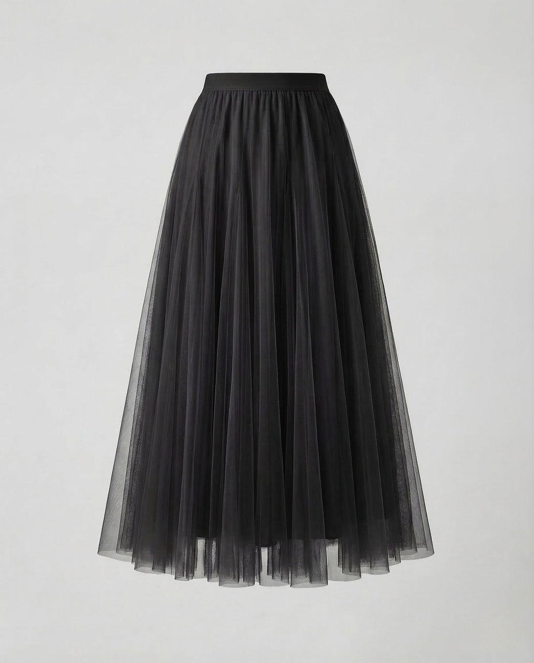 Timeless elegant women's pleated maxi skirt, a high-waisted classic for spring & summer occasion wear.