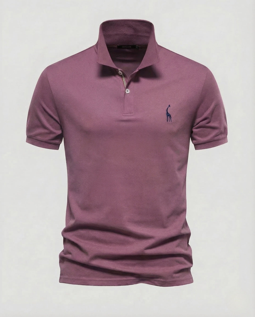 Versatile men's classic short sleeve polo shirt with chest emblem. Perfect for various smart casual occasions.