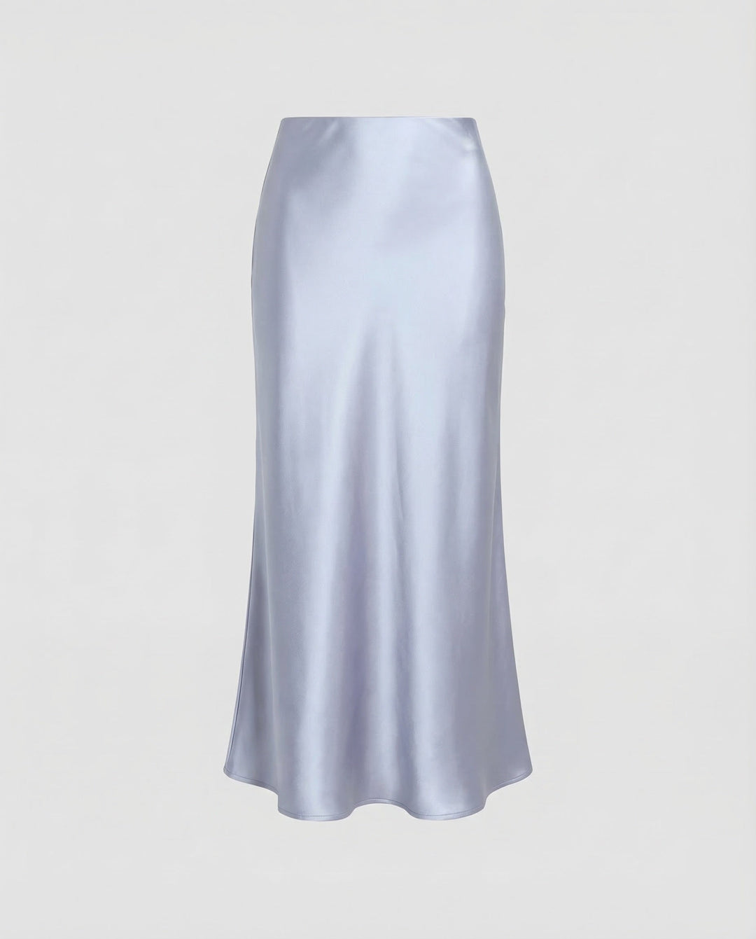 Draped beige midi skirt, a perfect high-waist piece for women seeking versatile, elegant fashion.