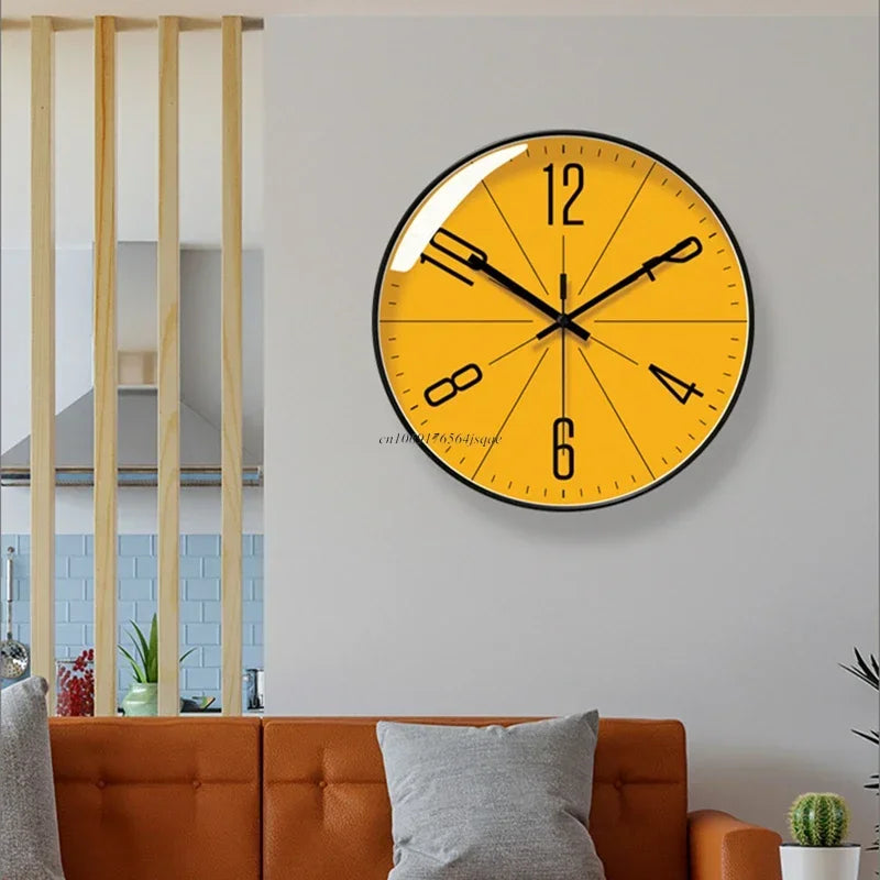 TimeWisp elegant wooden wall clock. Silent operation, a stylish & timeless piece for modern decor.