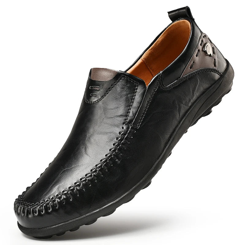 Stylish men's fashion loafers. Premium slip-on shoes for comfortable everyday wear. Classic, versatile design.